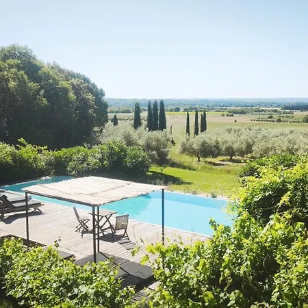 Magnifique Mas Avec Piscine Et Hammam A 5 Min D'uzes Montaren-et-Saint-Médiers